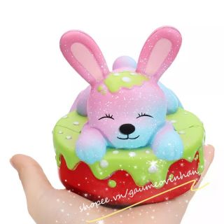 Squishy Bánh Kem Thỏ Bunny chính hãng Oriker