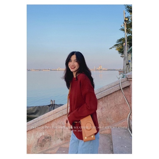 Áo len trơn basic cổ tròn 01 | BigBuy360 - bigbuy360.vn