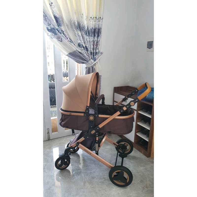 Xe đẩy cho bé Chilux V1.6 - 9 tính năng tiện dụng cho mẹ và bé - có thể gấp gọn