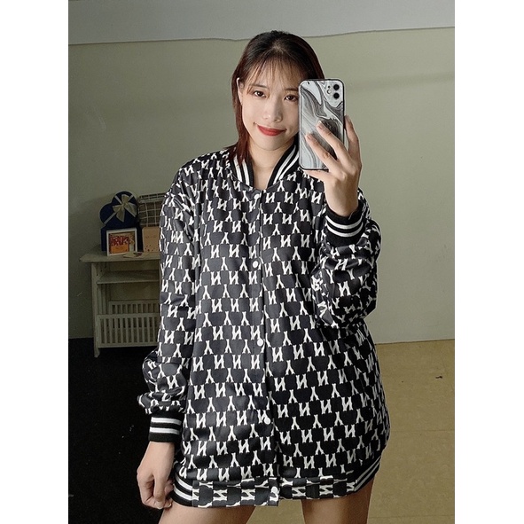 Ảnh thật Áo bomber kaki NY dày dặn