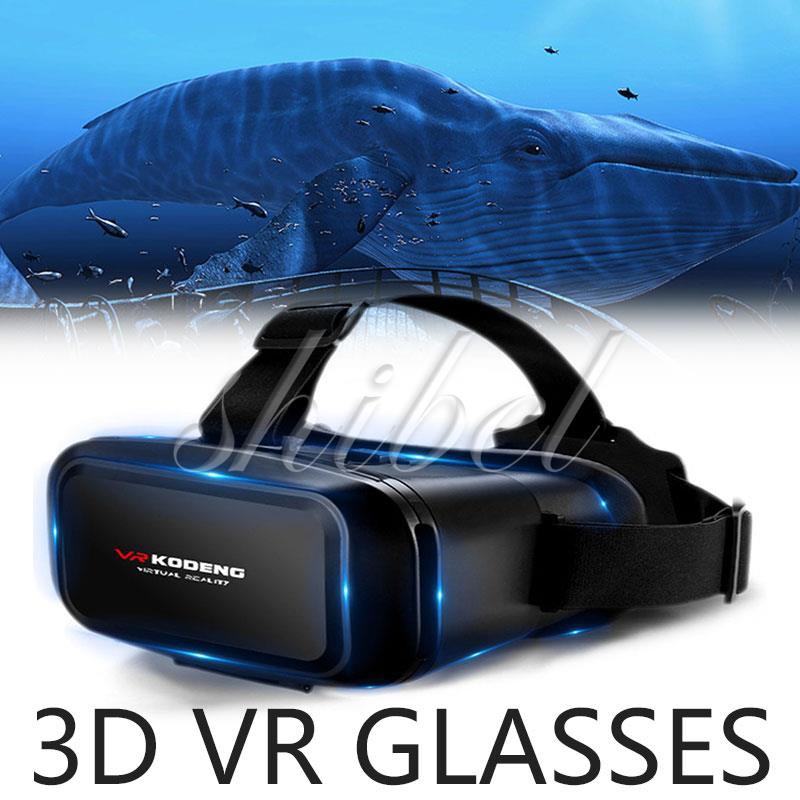 VR Headset Glasses 3D VR Glasses Travel Portable Aspheric Lens Head-Mounted