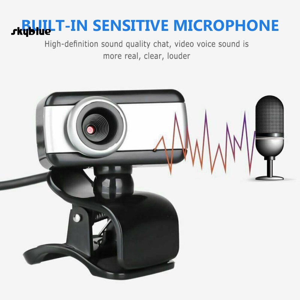 Webcam USB 2.0 640x480 có micro cho máy tính để bàn | BigBuy360 - bigbuy360.vn