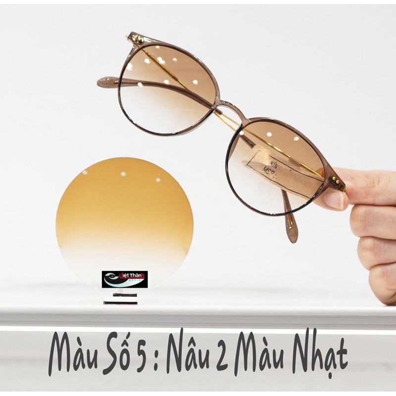 TRÒNG MÀU- Chưa Bao Gồm Gọng Kính Mắt Kính Cận Độ Có Màu Tròng Kính Màu Râm Cận