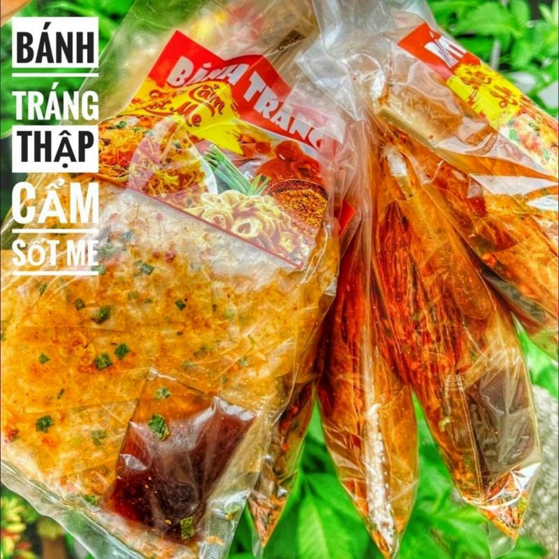 Bịch Bánh Tráng Thập Cẩm Sốt Me 1túi,  Hàng ngon nhà làm