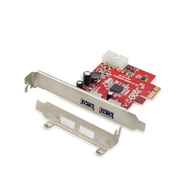 Card chuyển đổi PCI sang 2 cổng usb 3.0.CARD PCI -&gt; 2 USB 3.0 EXPRESS UNITEK Y7301.PCI TO 2 USB Y-7301