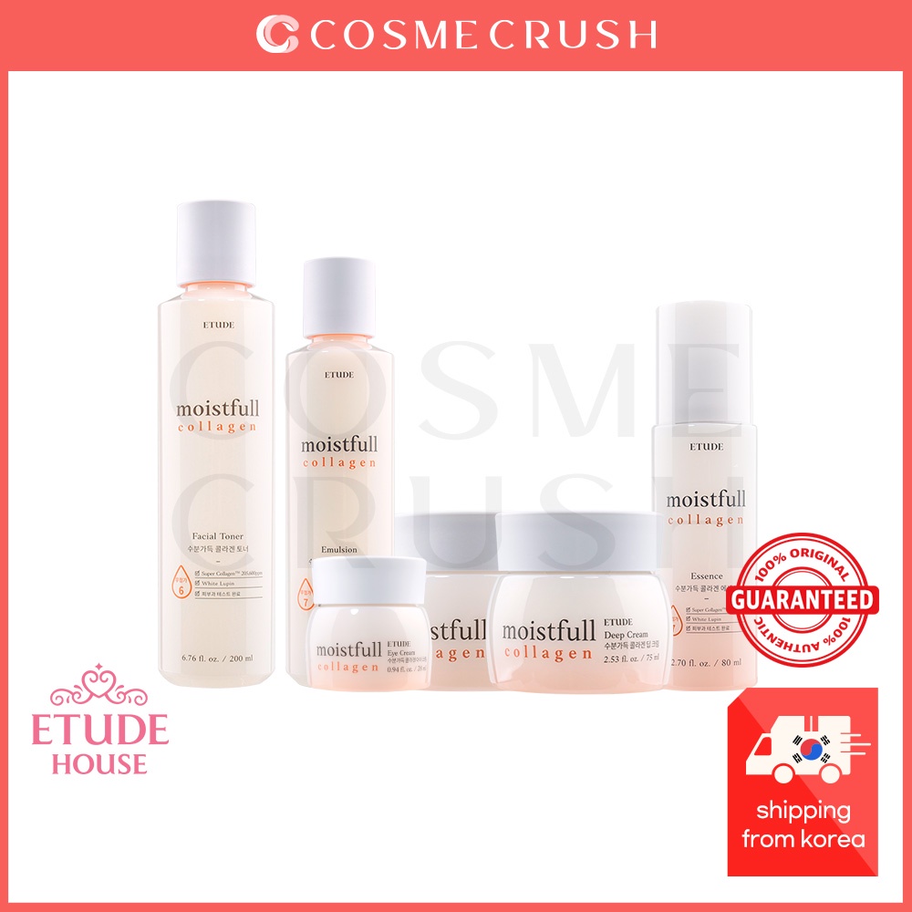 Toner/tinh chất/nhũ/kem/kem chuyên sâu/kem dưỡng da mắt collagen dưỡng ẩm Etude House