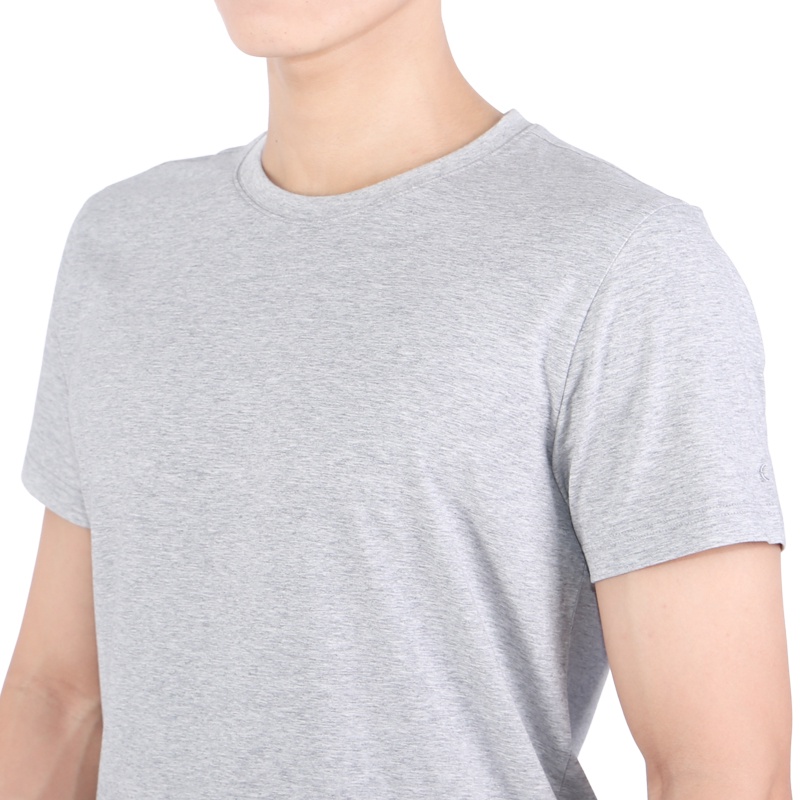 Áo Tshirt ngắn tay Nam Owen Cotton Slim Fit màu Xám - TSN22010