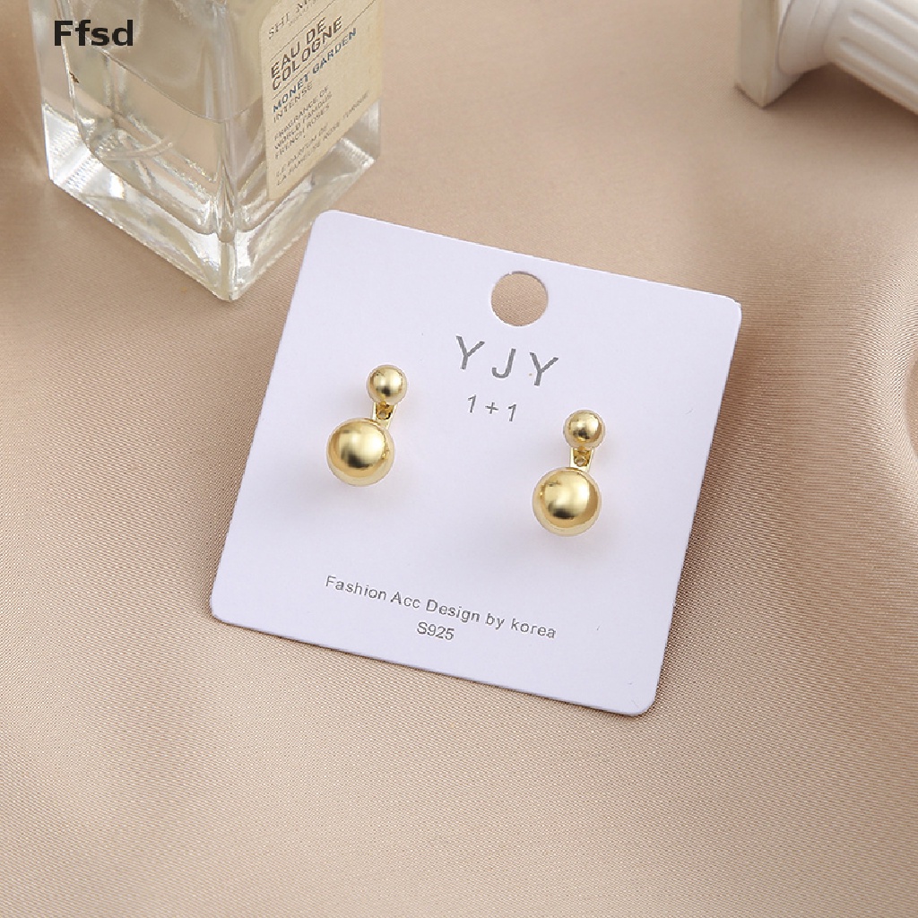 {Ffsd} Khuyên Tai Đính Đá Zircon Ngọc Trai Sáng Bóng Độc Đáo Phong Cách Hàn Quốc Làm Quà Cưới * Hot