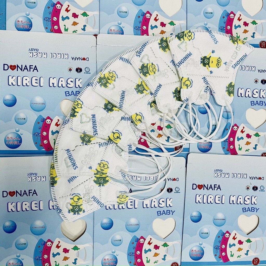 Khẩu trang  3D Donafa cho bé từ 4 tháng tuổi