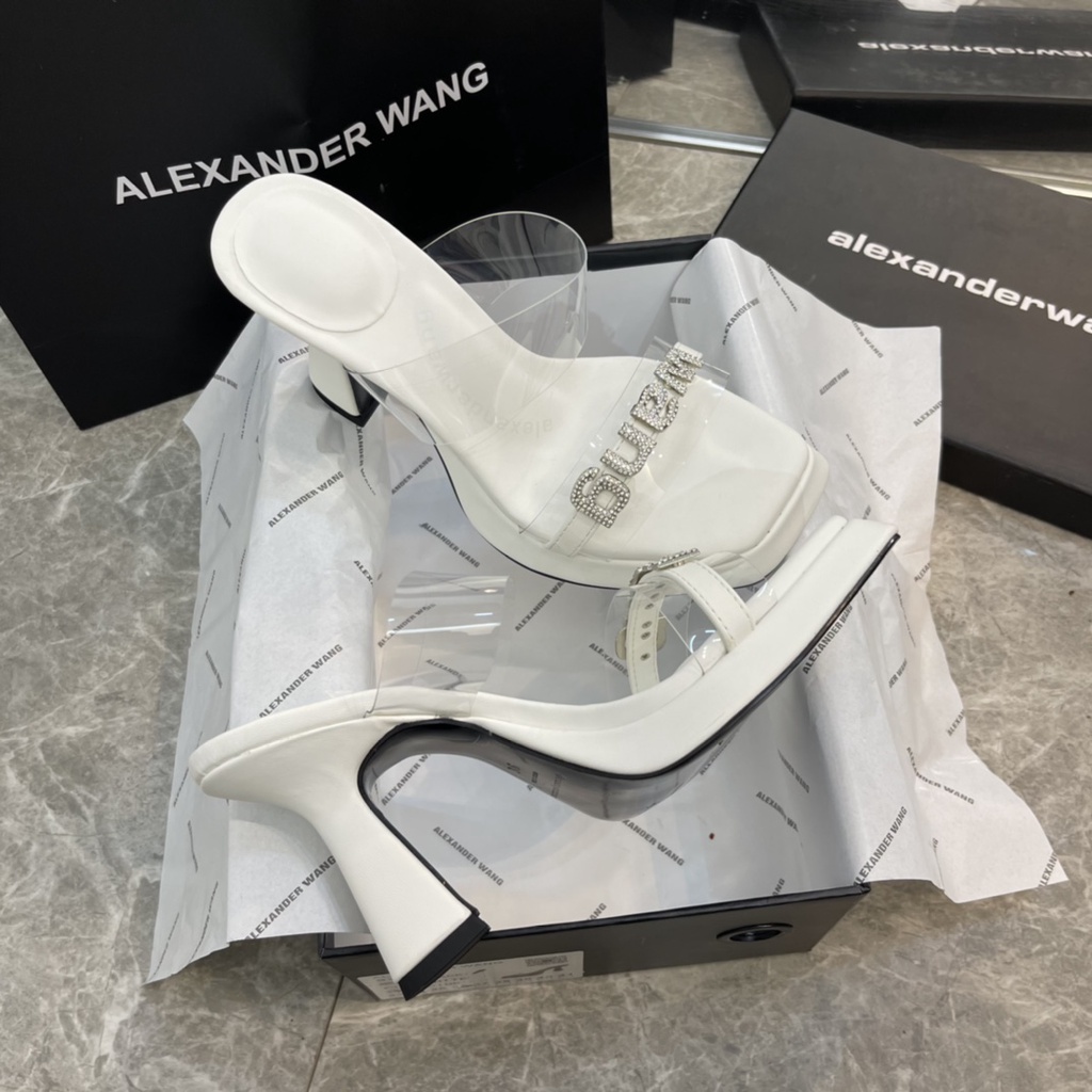 Giày Cao Gót jessie Bằng Nhựa pvc Trong Suốt Không Có Hộp Dành Cho Nữ