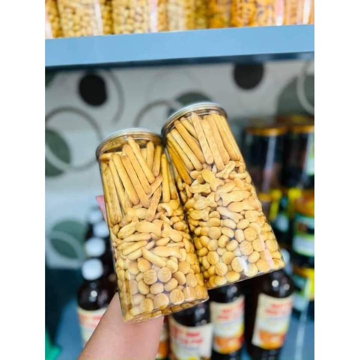 Bánh Quy Bơ Mặn Mix 3 Loại Trai Đẹp 250G