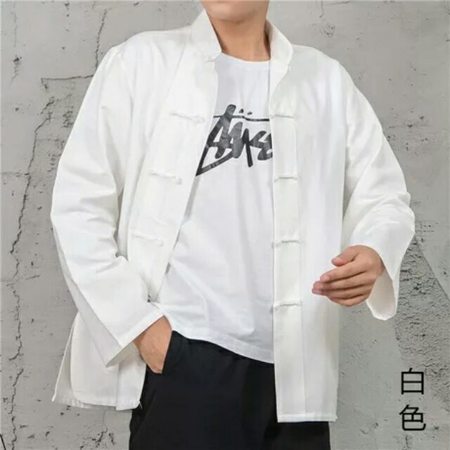 [Order] - ÁO CỔ TÀU PHONG CÁCH TRUNG HOA ( COTTON CAO CẤP) | BigBuy360 - bigbuy360.vn