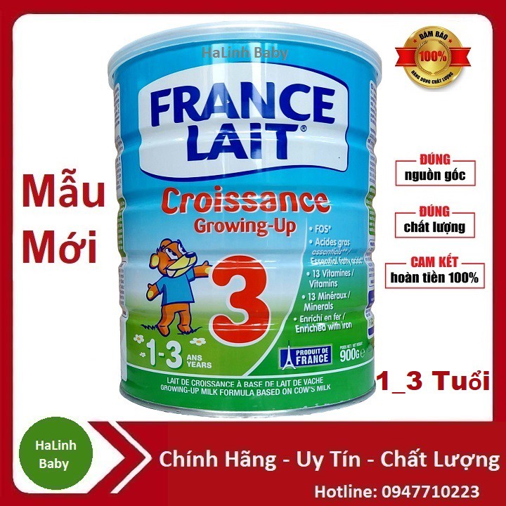 Sữa France lait số 3 900g [Date 2/2023]