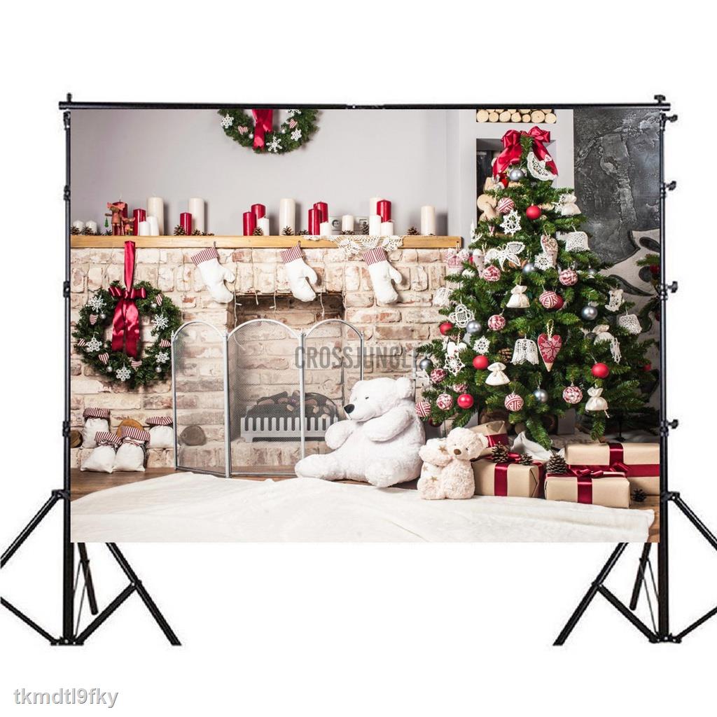 Giá Rẻ Phông nền chụp ảnh hình cây thông noel 3 kích cỡ cho studio