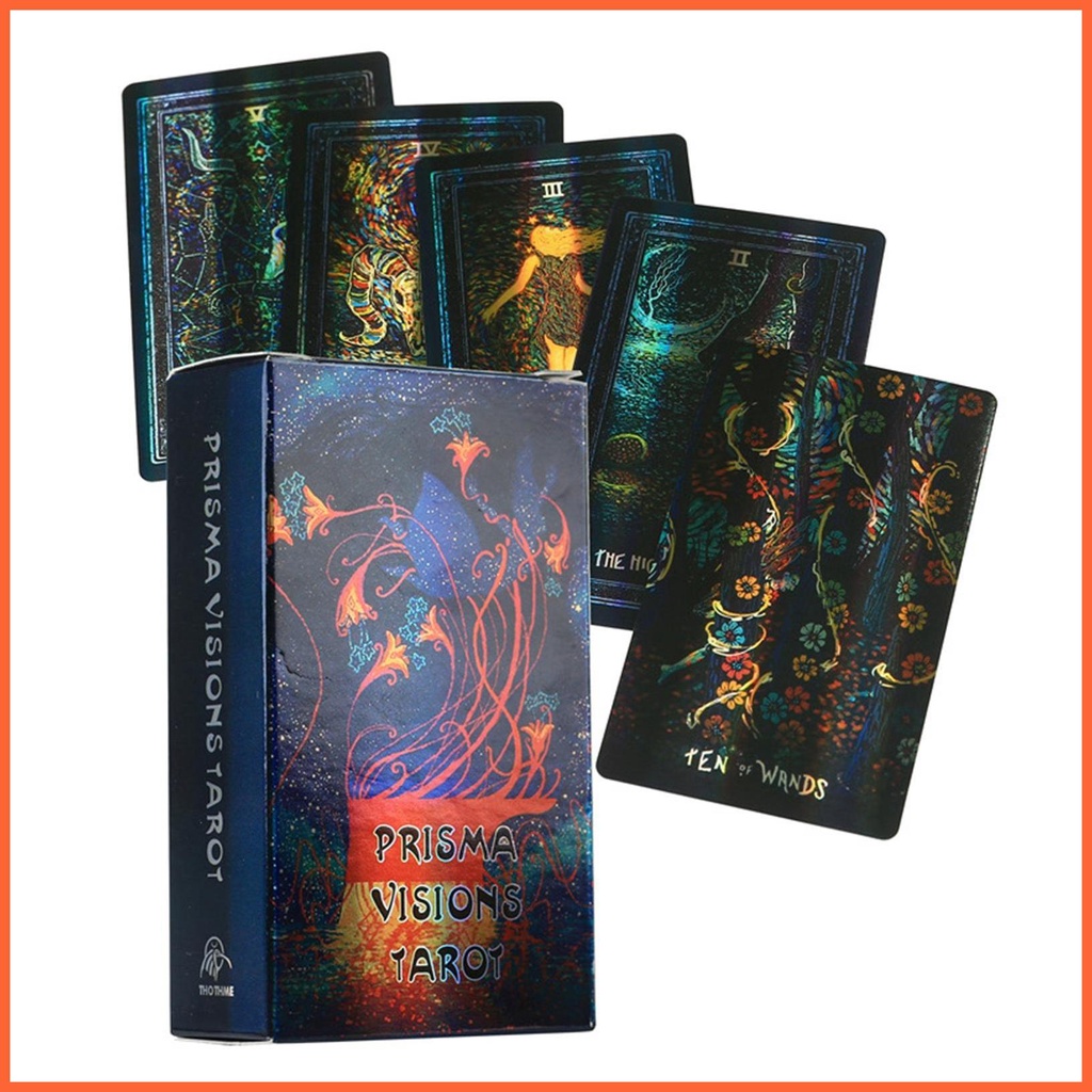 Bộ Thẻ Bài Tarot Mạ Bạc Giải Trí Gia Đình