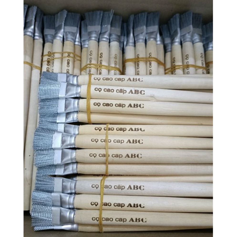 Cọ Sắt Cán Gỗ - Cọ Sắt Cọ Rỉ Sét size nhỏ lớn - DNX IPURE