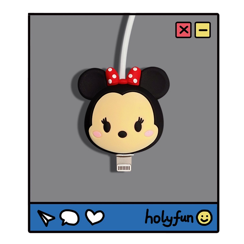 Phụ Kiện Bảo Vệ Dây Cáp Sạc/Tai Nghe Bằng Silicon