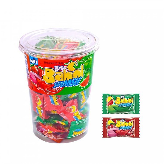 Kẹo Ly Big Babol Nhân Trái cây hỗn hợp 70 viên