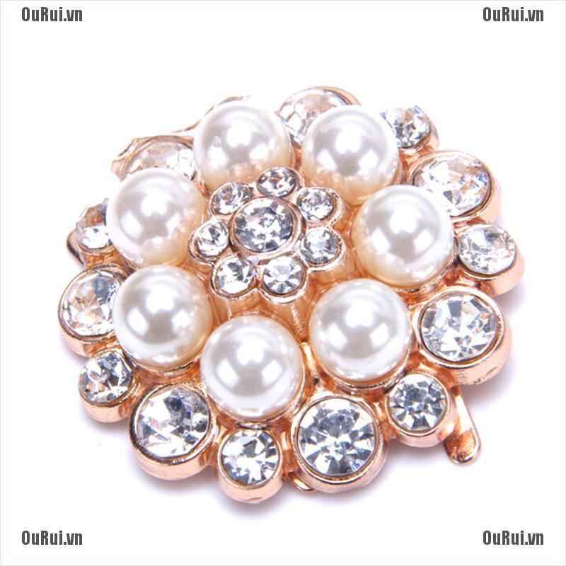 Phụ Kiện Ngọc Trai Giả Trang Trí Giày Sang Trọng Cho Nữ