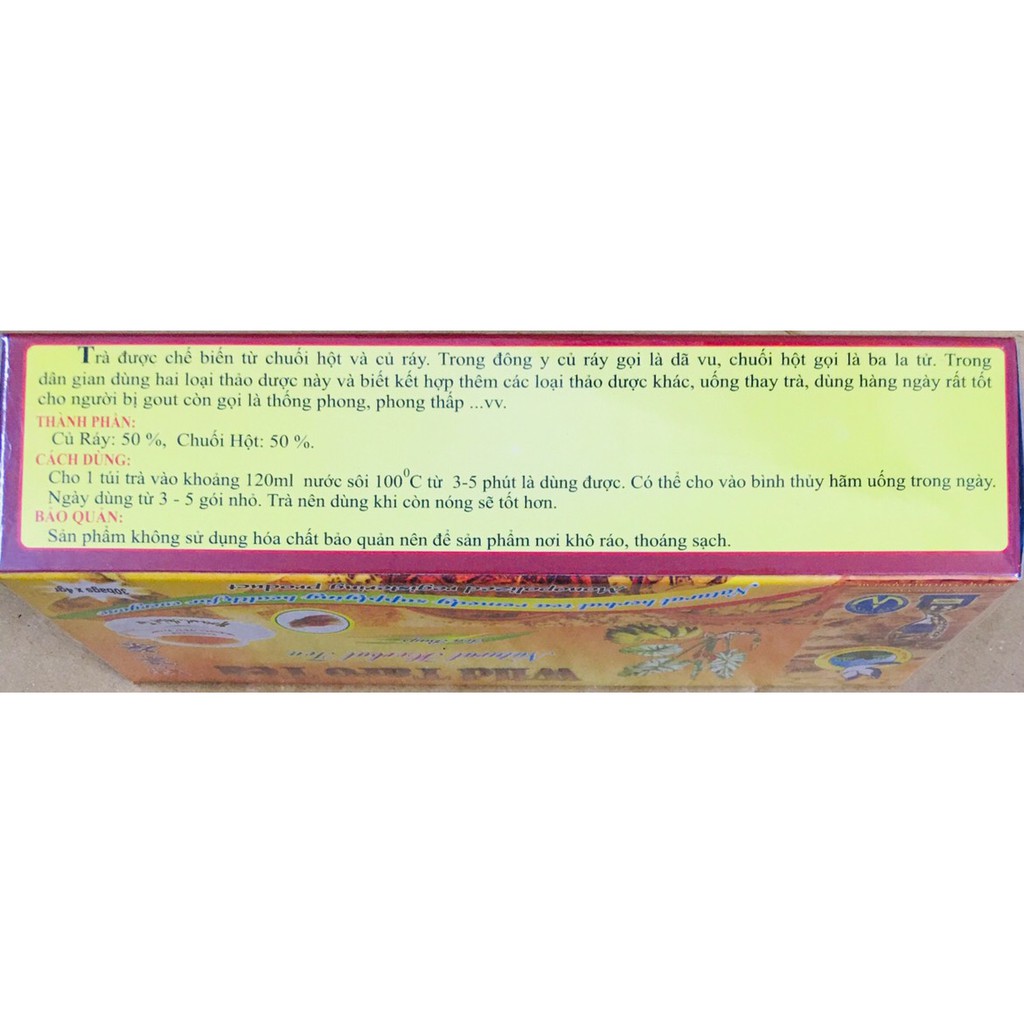 TRÀ CỦ RÁY CHUỐI HỘT