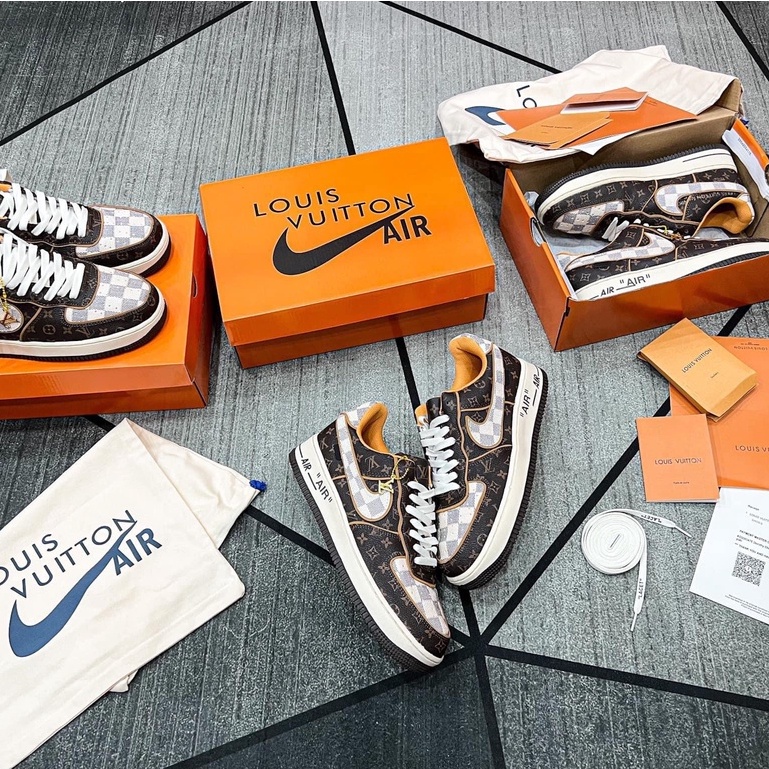 Giày Air Force 1, Af1 Lv Bản trung chuẩn cao cấp Full Phụ Kiện.