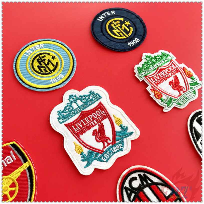 Miếng Vá Ủi Thêu Hình Câu Lạc Bộ Bóng Đá Độc Đáo