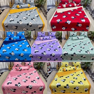 Bộ drap thun hàn quốc mẫu chuột mickey 7 màu