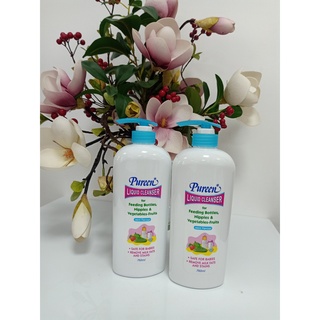 Nước rửa bình sữa pureen liquid cleanser 750ml - nhập khẩu