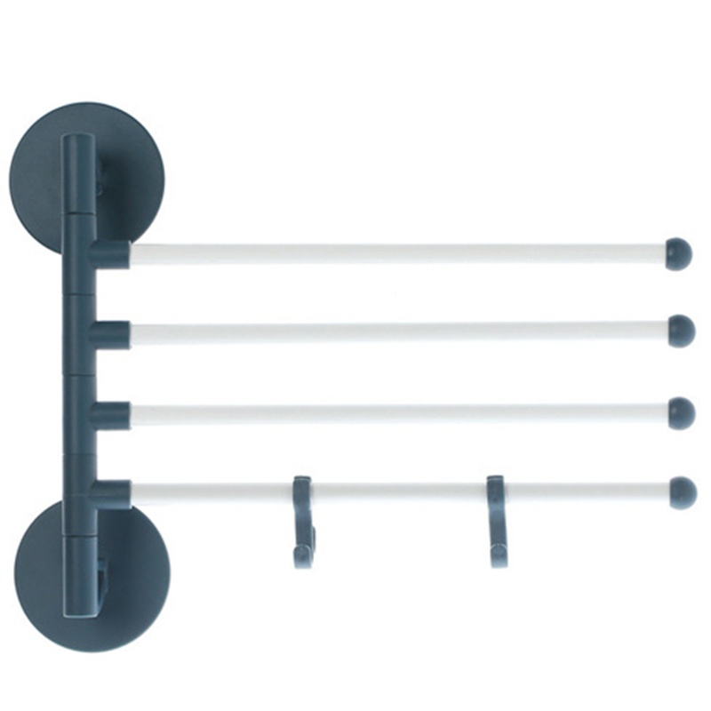 Giá Treo Khăn Gắn Tường Tiện Lợi 180° Bàn Xoay Tròn Chuyên Dụng Cho Nhà Bếp / Phòng Tắm