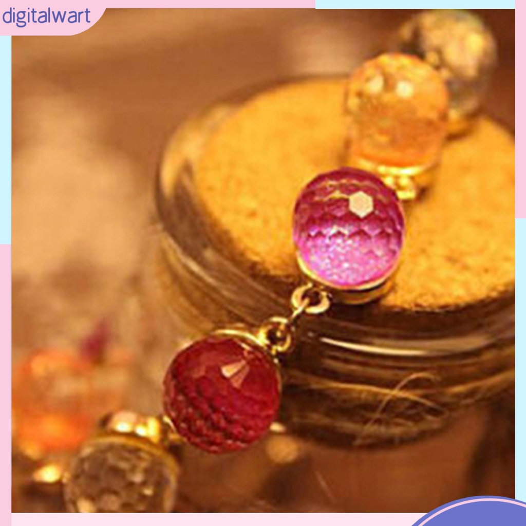 Vòng tay gắn hạt bi nhiều màu cho nữ