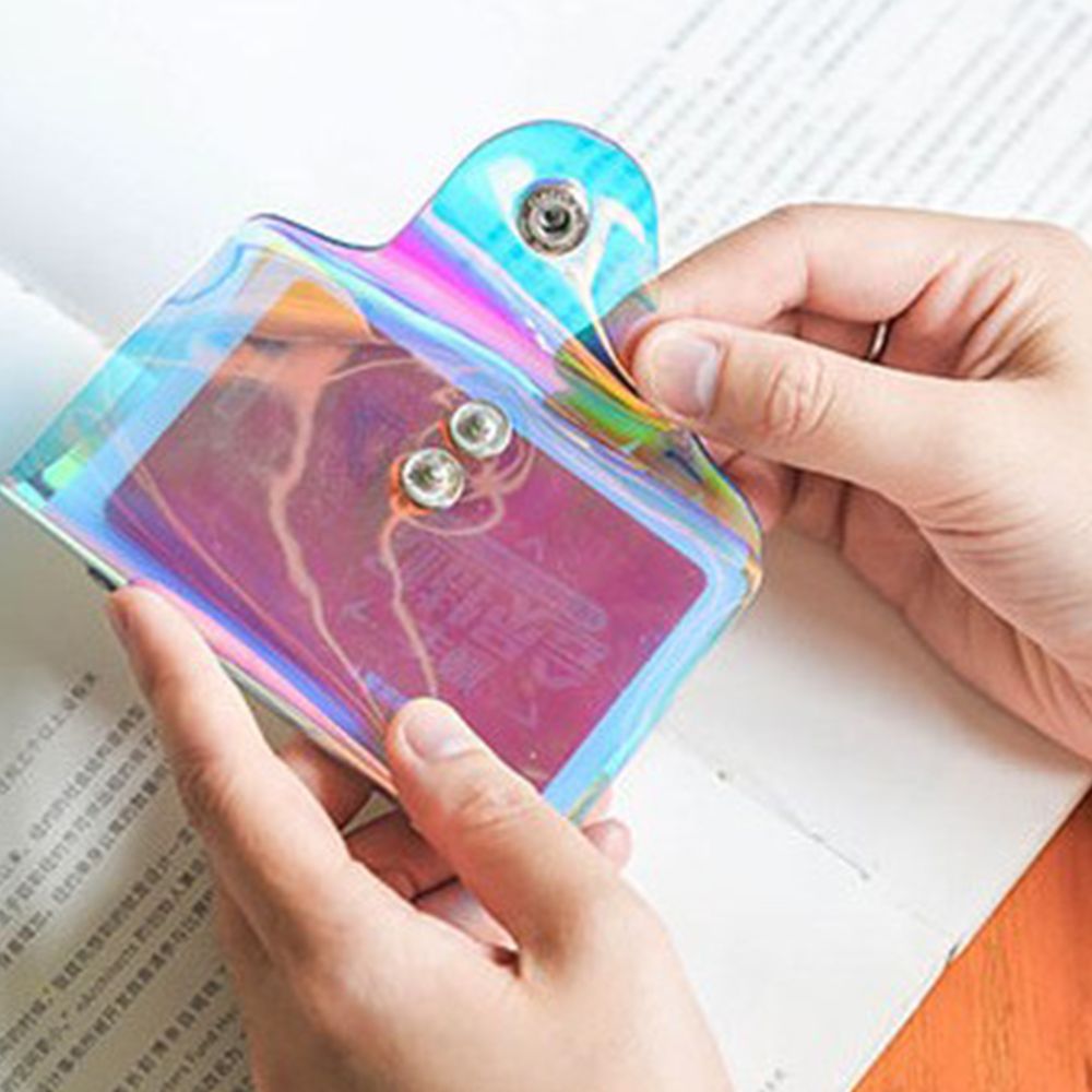 FORBETTER Laser Colorful Wallet Credit Card Business Card Holder
