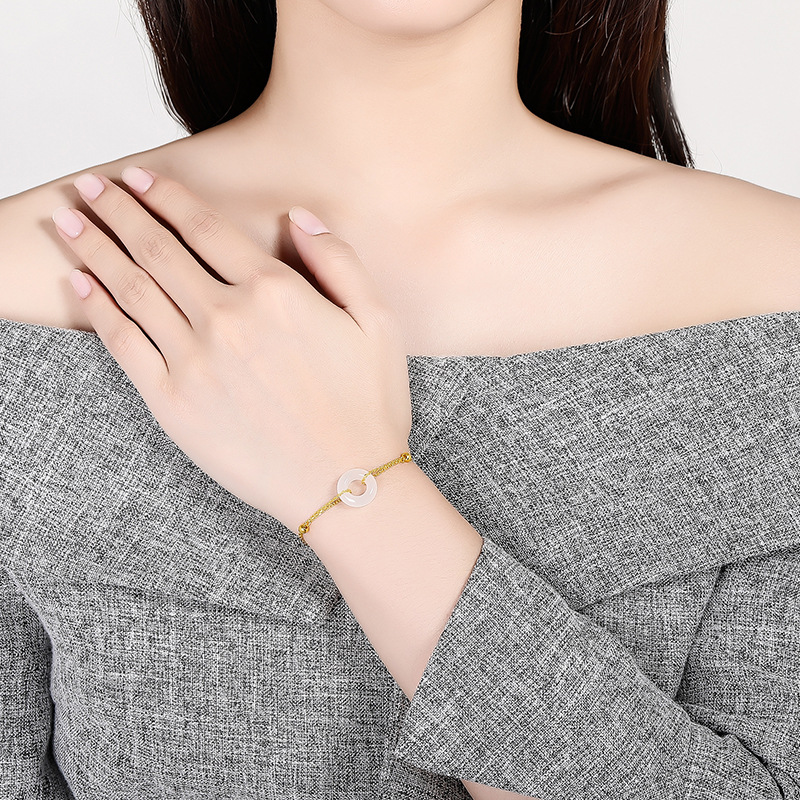 Bộ Trang Sức Mạ Vàng Xinh Xắn Theo Phong Cách Cổ Điển Dành Cho Nữ