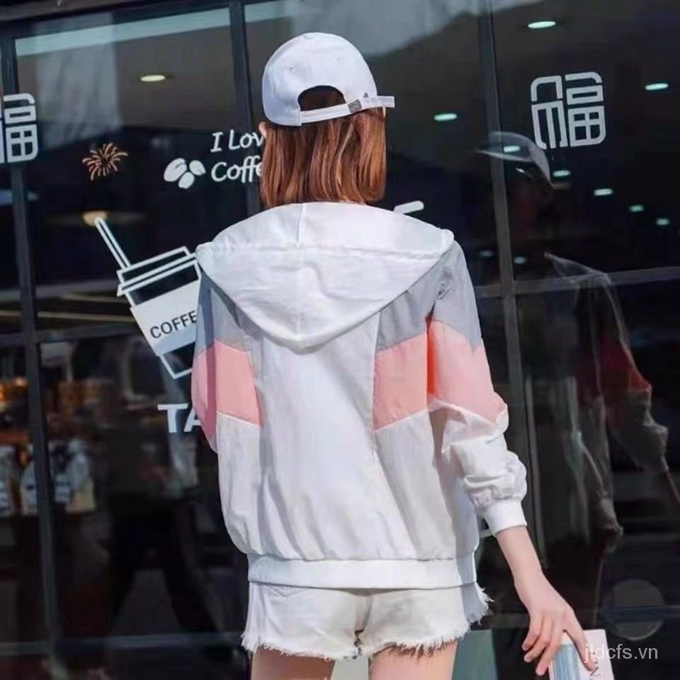Áo Khoác Bóng Chày Dáng Rộng Có Mũ Trùm Chống Nắng Phong Cách Hàn Quốc Thời Trang Xuân Hè Cho Nữ Sinh | BigBuy360 - bigbuy360.vn