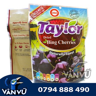 Trái Bing Cherry Anh Đào Mỹ Sấy Khô Tự Nhiên Taylor Túi 170gr, Ngừa Lão Hóa