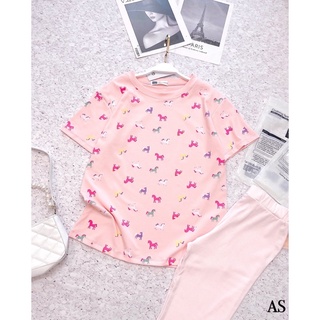 Set bộ phông thun cộc tay nữ, set cotton đẹp