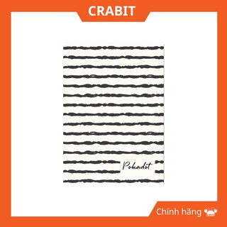 Vở kẻ ngang Crabit Pokadot Kẻ ngang đen - 80 trang Chính Hãng Crabit