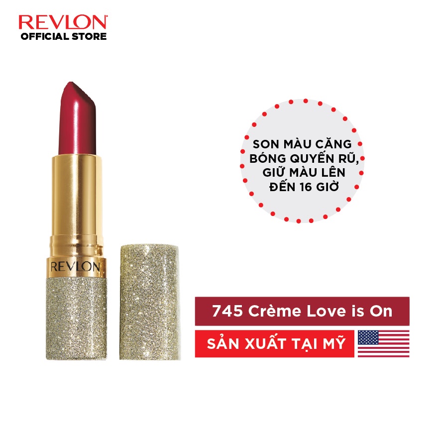 Son siêu mịn thương hiệu số 1 tại Mỹ Revlon Lunar Super Lustrous Lipstick 4.2g