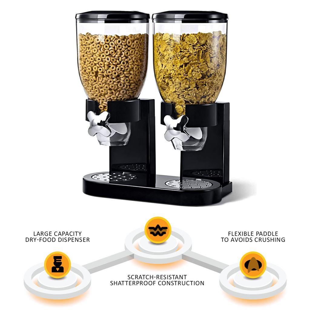 1 Hộp Đựng Thức Ăn Khô / Kẹo / Ngũ Cốc Có Nắp Đa Năng