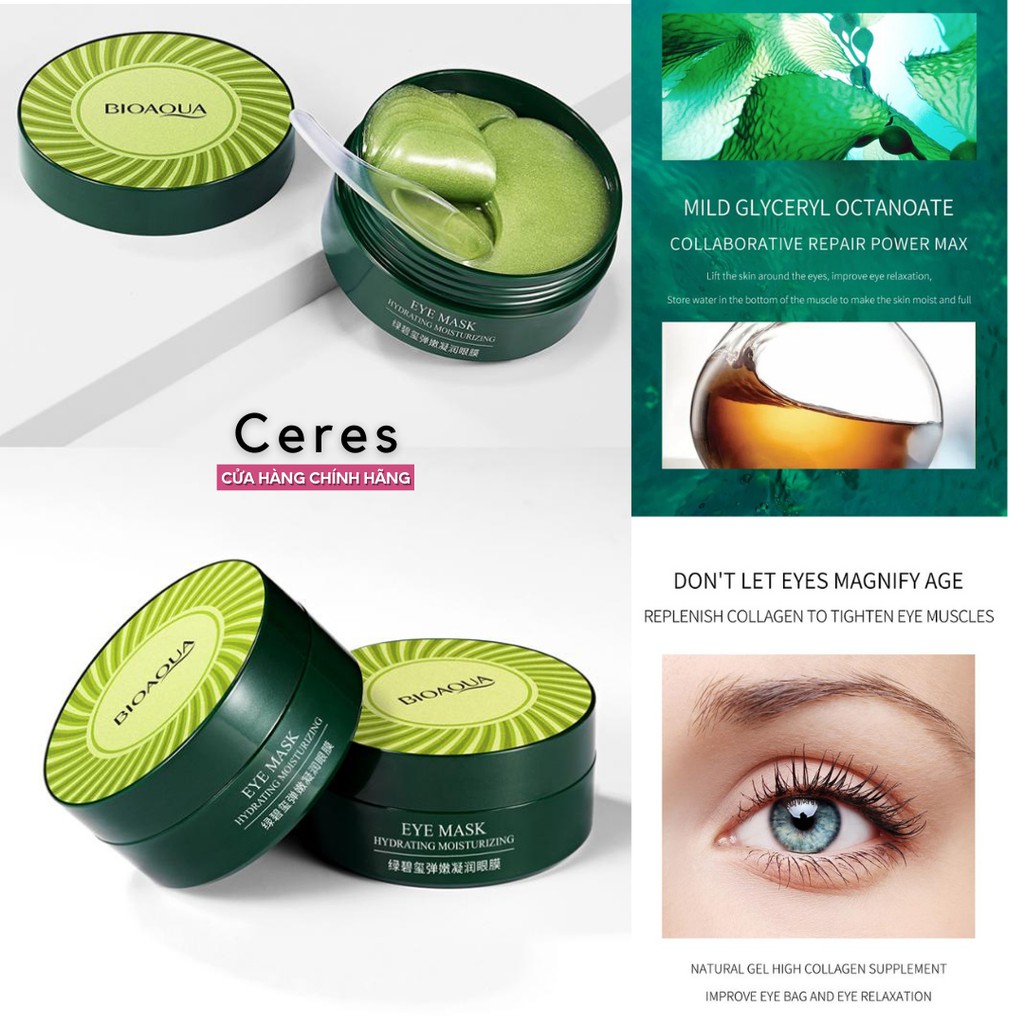 Mặt nạ mắt bioaqua - mask ngủ dưỡng mắt giảm quầng thâm bọng mắt | BigBuy360 - bigbuy360.vn