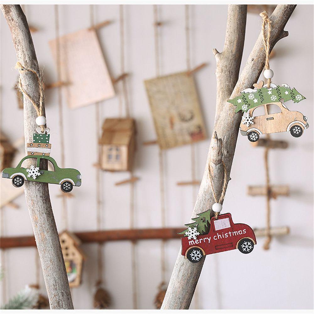 JANE Bộ 3 Phụ Kiện Trang Trí Cây Thông Giáng Sinh Năm Mới
