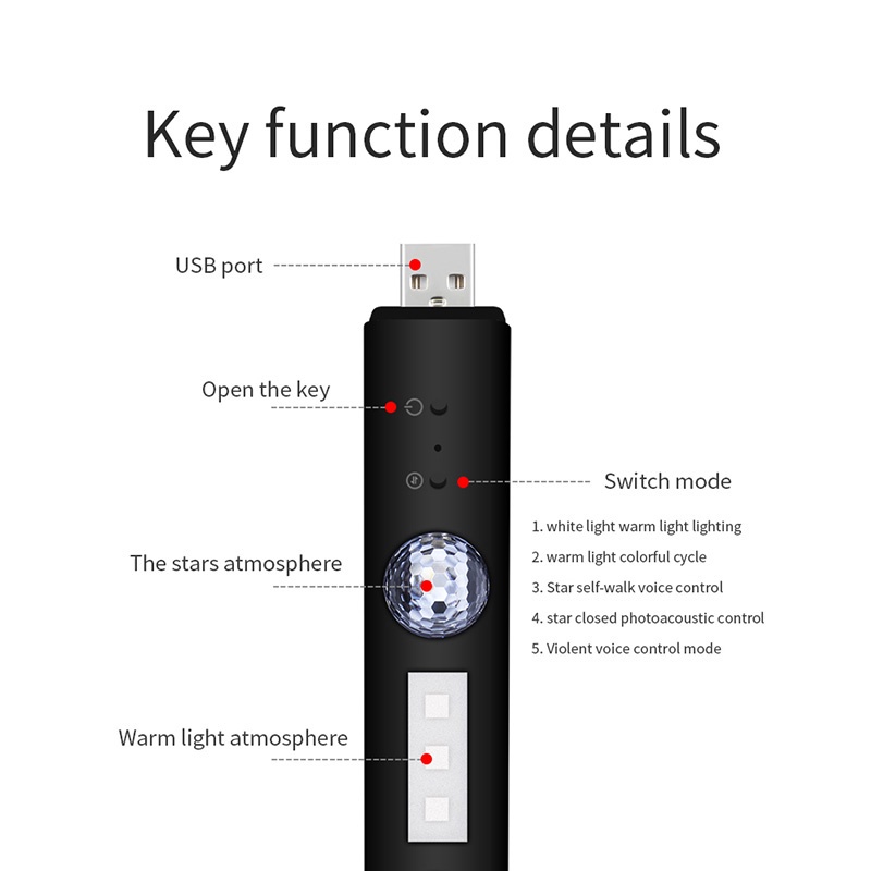 Đèn LED SEAMETAL RGB đầy màu sắc có điều khiển từ xa trang trí cho xe hơi