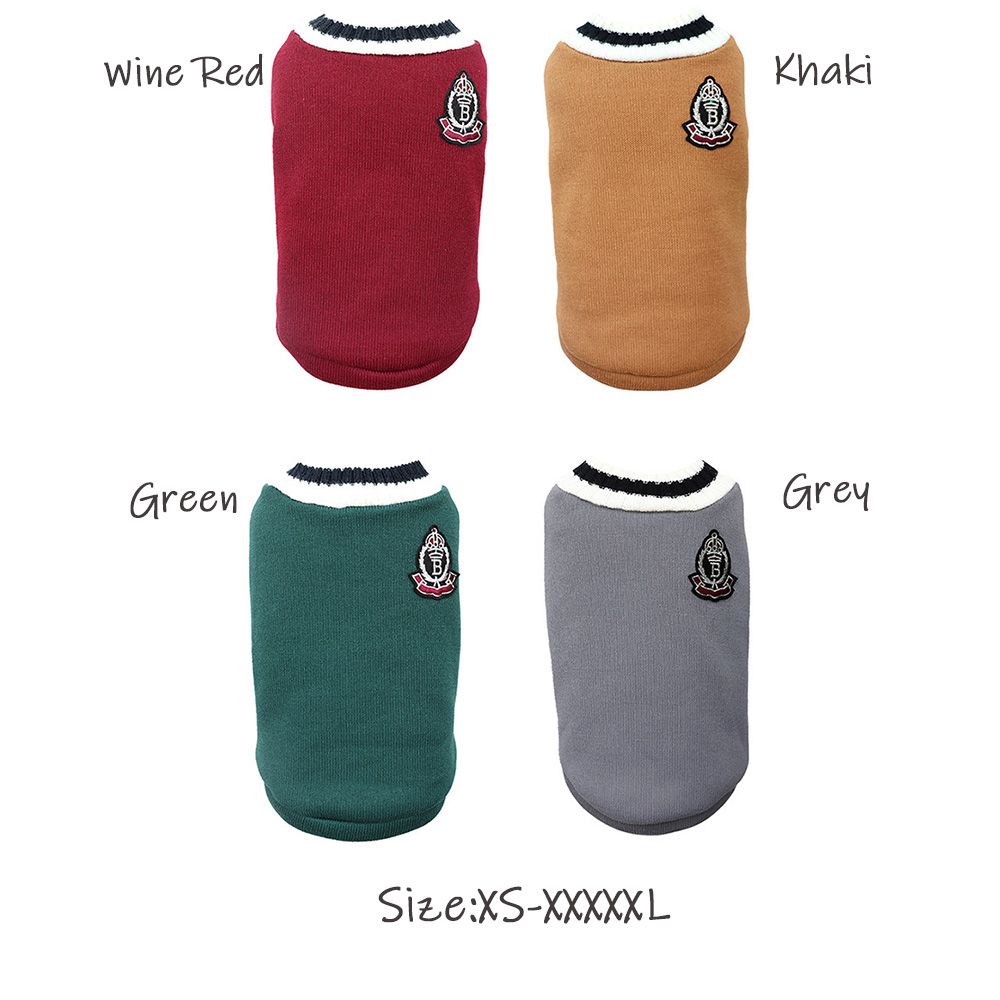 Áo Len Giữ Ấm Cho Thú Cưng Nhiều Màu Sắc Thời Trang Thu Đông