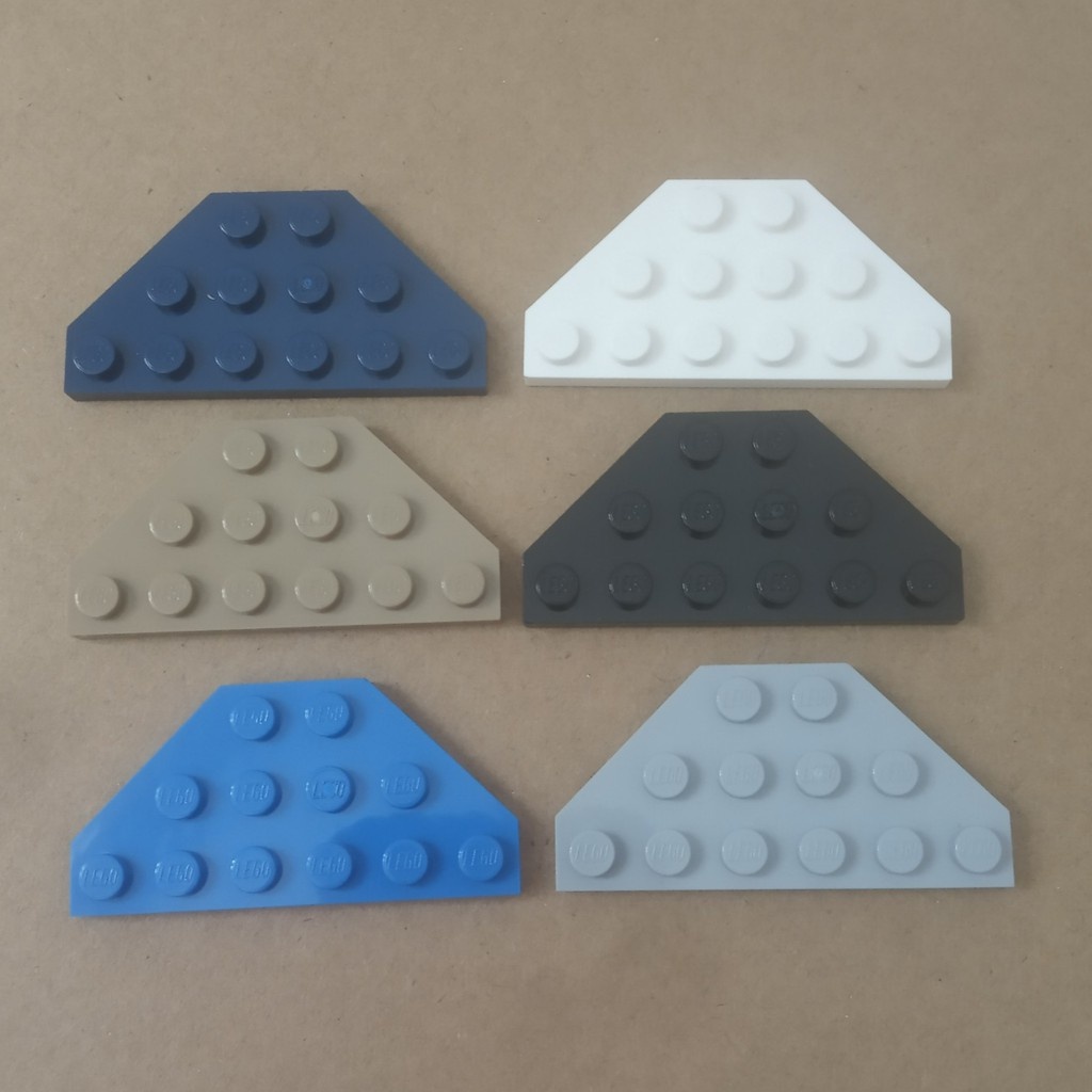 Đồ Chơi Lắp Ráp Wedge, Plate 3 x 6 Cut Corners