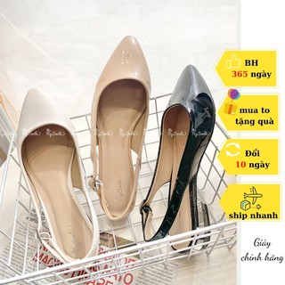 Giày búp bê mũi nhọn hở gót - THENYSMILE - Bery