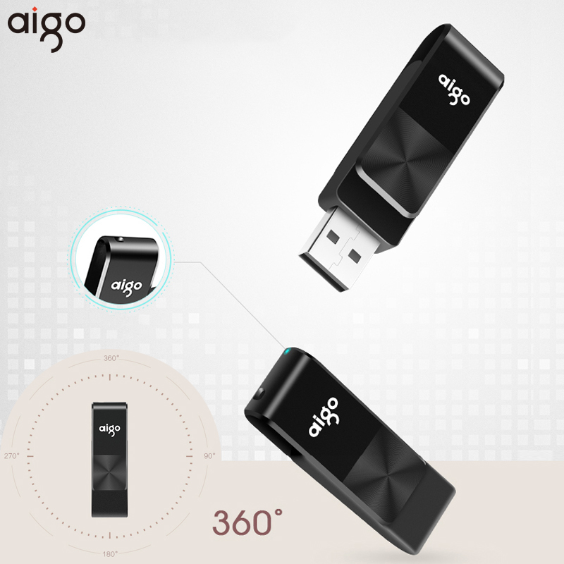 Đầu USB Aigo U266 dung lượng 64GB tốc độ cao chất lượng cao cho học sinh