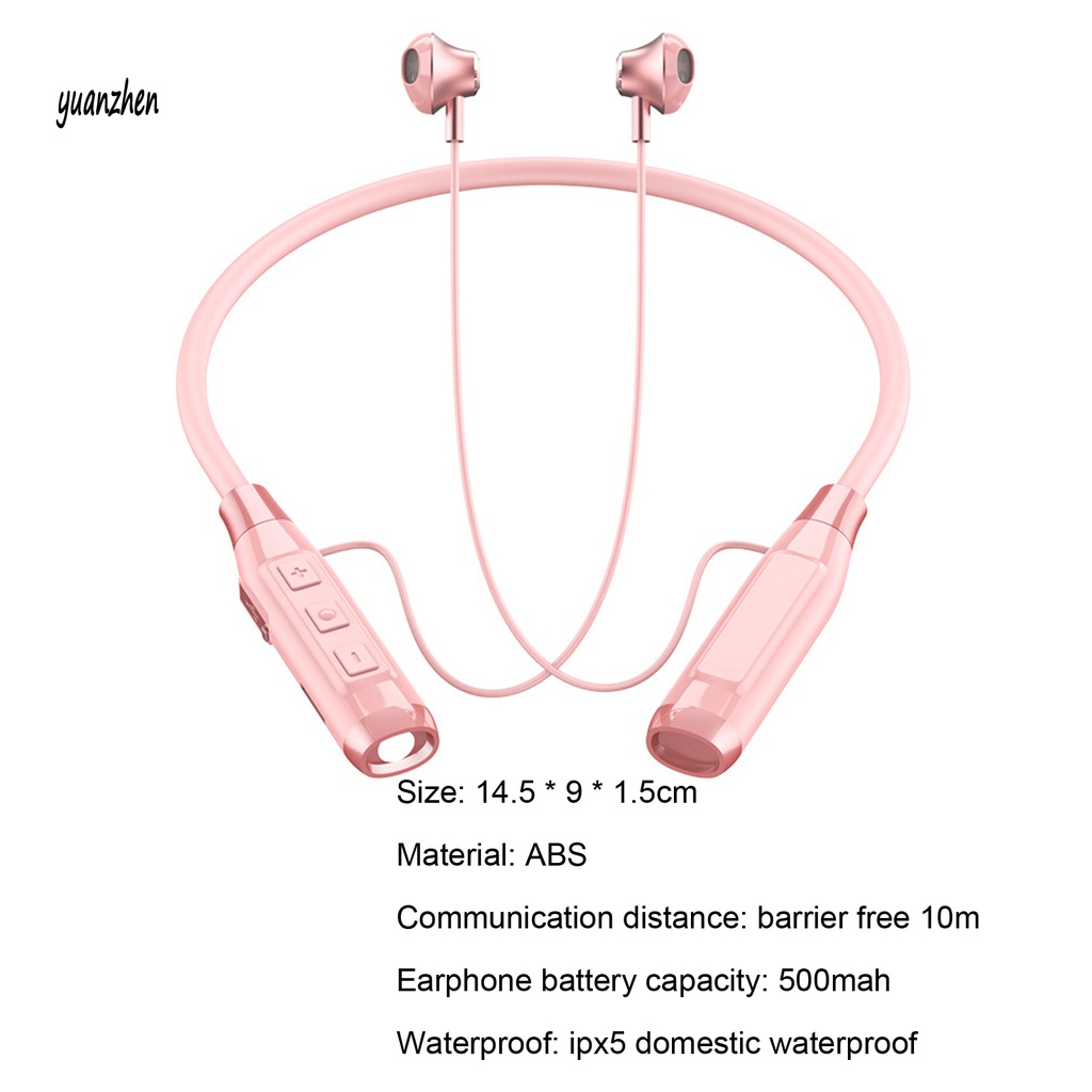 Tai nghe thể thao đeo cổ không dây kết nối bluetooth siêu nhẹ thẻ nhớ TF 5.2