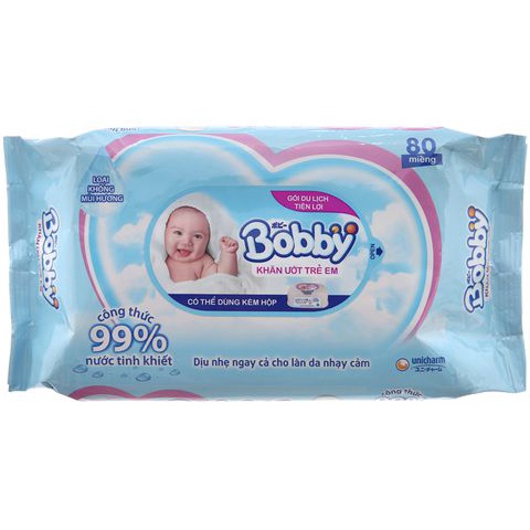 KHĂN GIẤY ƯỚT BOBBY