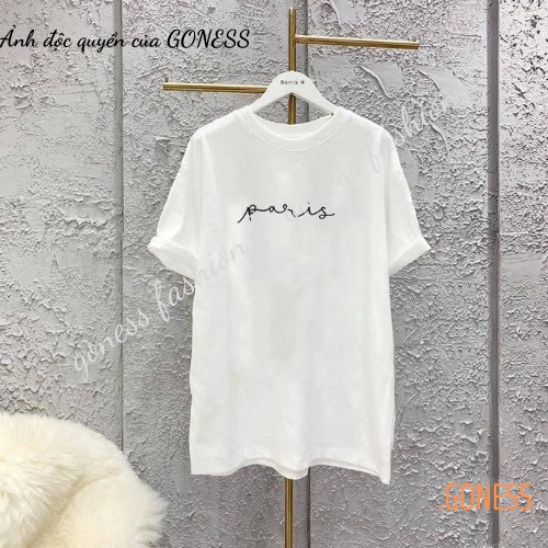 Áo Thun Nữ Goness In Chữ Cá Tính Trẻ Trung, Phông Suông Nữ Chất Liệu Cotton Co giãn AP02 | BigBuy360 - bigbuy360.vn