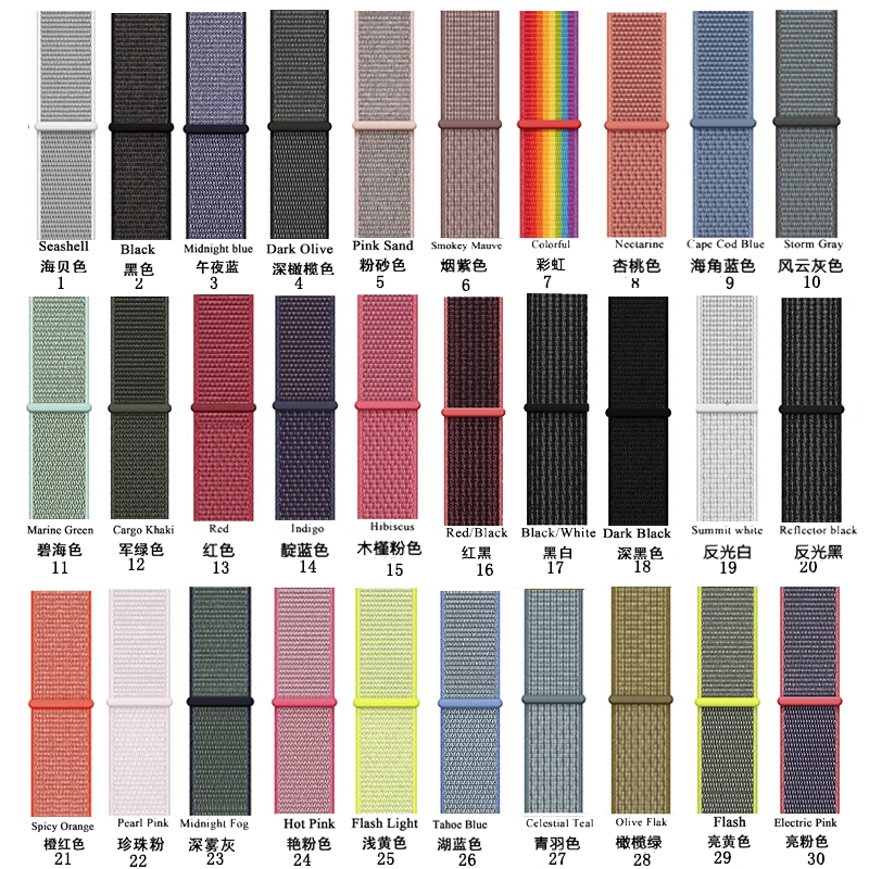 Dây Đeo Nylon Thể Thao Cho Đồng Hồ Thông Minh Apple Watch Ultra 49mm Series 8 7 6 5 4 3 45mm 41mm 44mm 40Mm