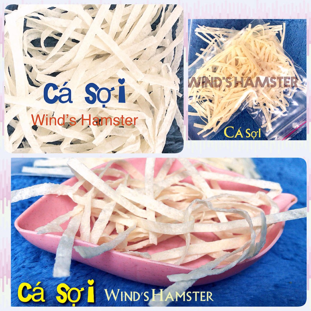 (Siêu rẻ) CÁ SỢI ( thức ăn dặm ), thức ăn cho hamster